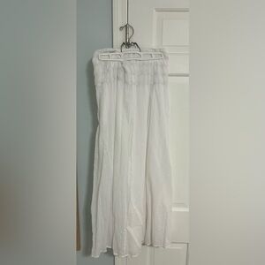 La Hearts White Maxi Skirt